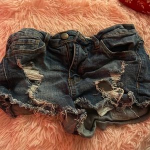 jean shorts